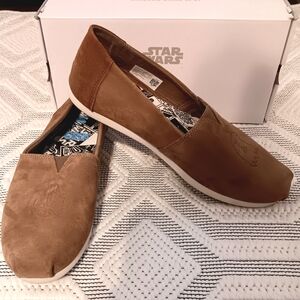 Toms Brown Suede Slip-On Shoes